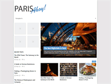 Tablet Screenshot of parisahoy.com